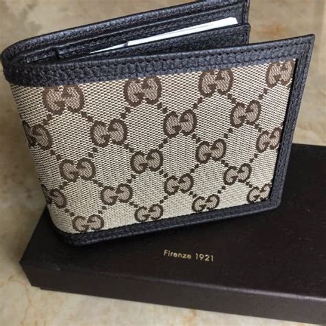 gucci bi fold mens wallet|Gucci wallet bifold men authentic.